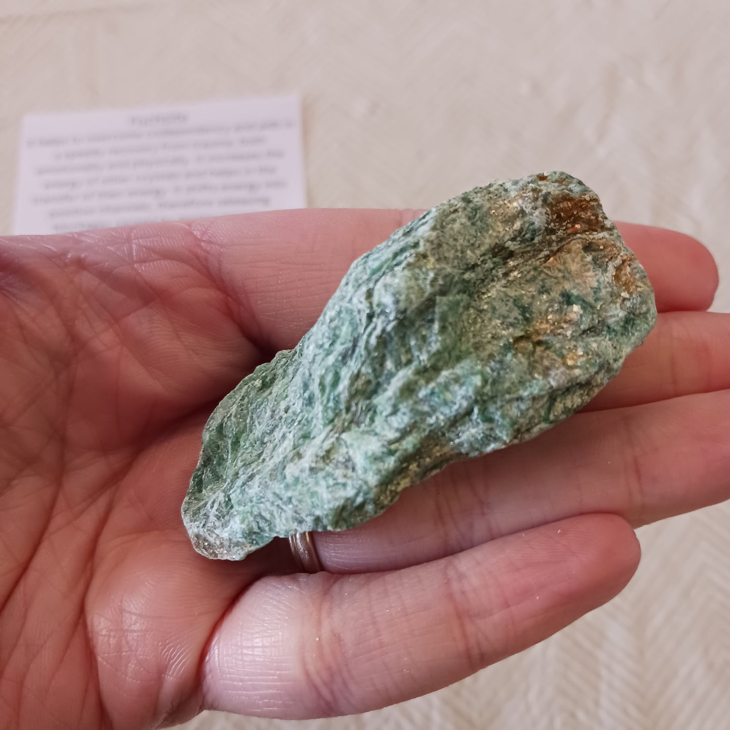 Raw Fuchsite Crystal