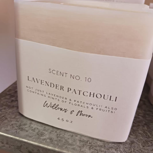 4.5oz Lavender Patchouli Bar Soap