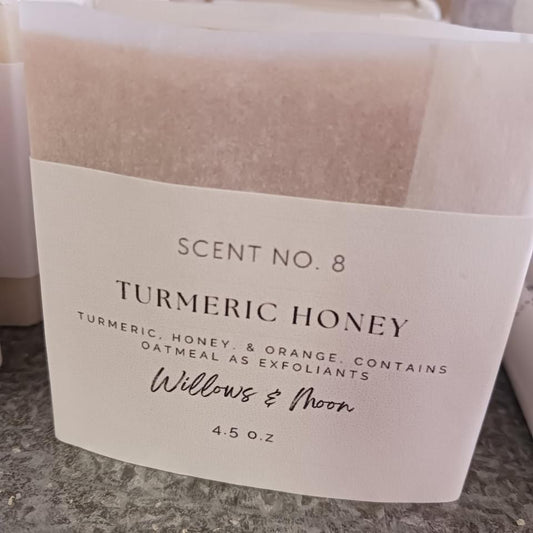 4.5oz Turmeric Honey Bar Soap