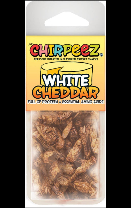 White Cheddar Flavored Crickets - Real Bugs!