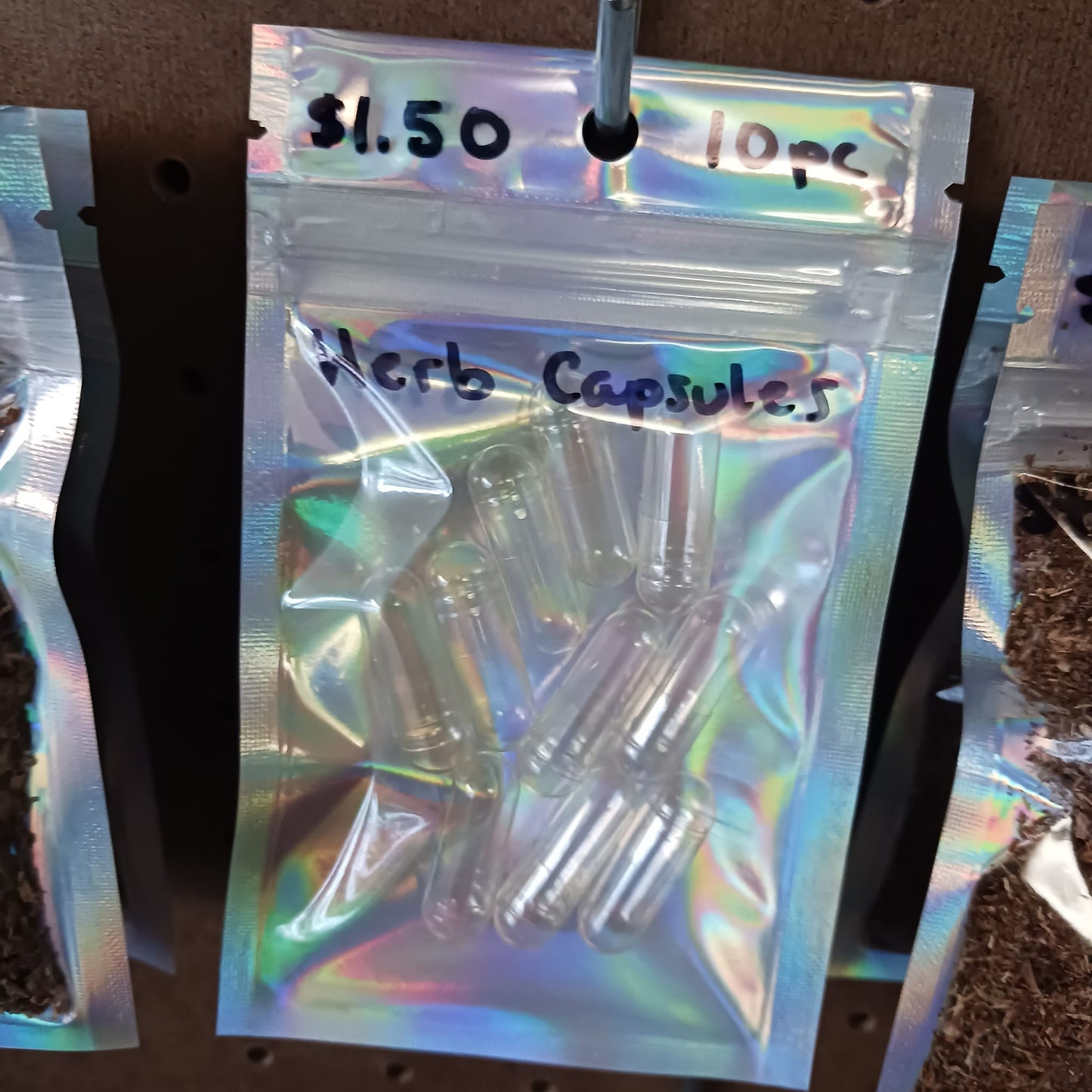 10pc Empty Herb Capsules
