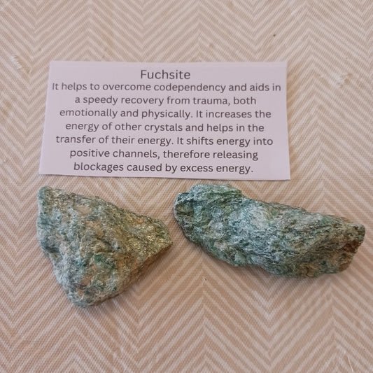 Raw Fuchsite Crystal