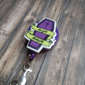 Do Not Disturb Coffin Badge Reel