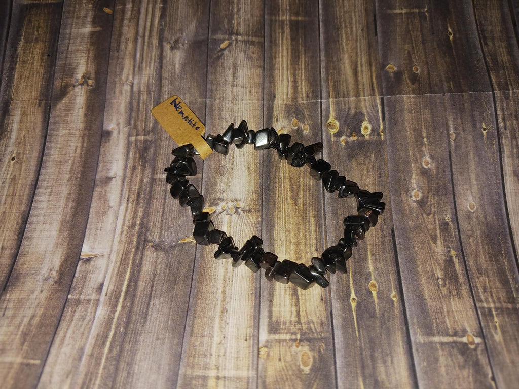 Beaded Hematite Crystal Bracelet