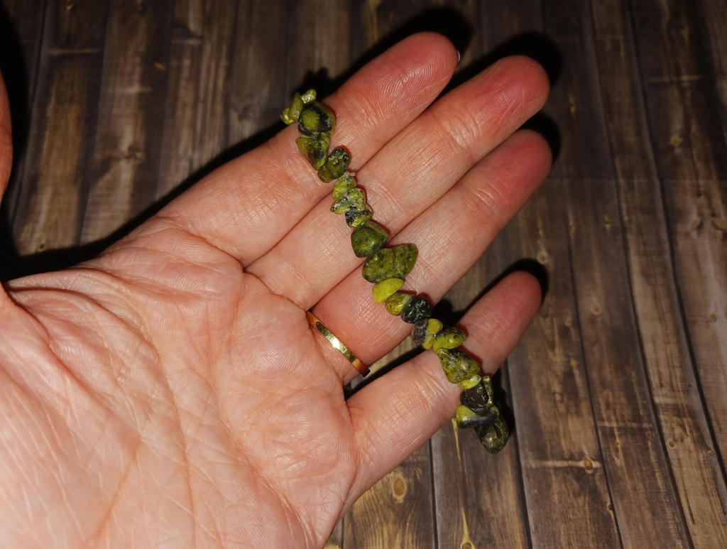 Beaded Serpentine Crystal Bracelet