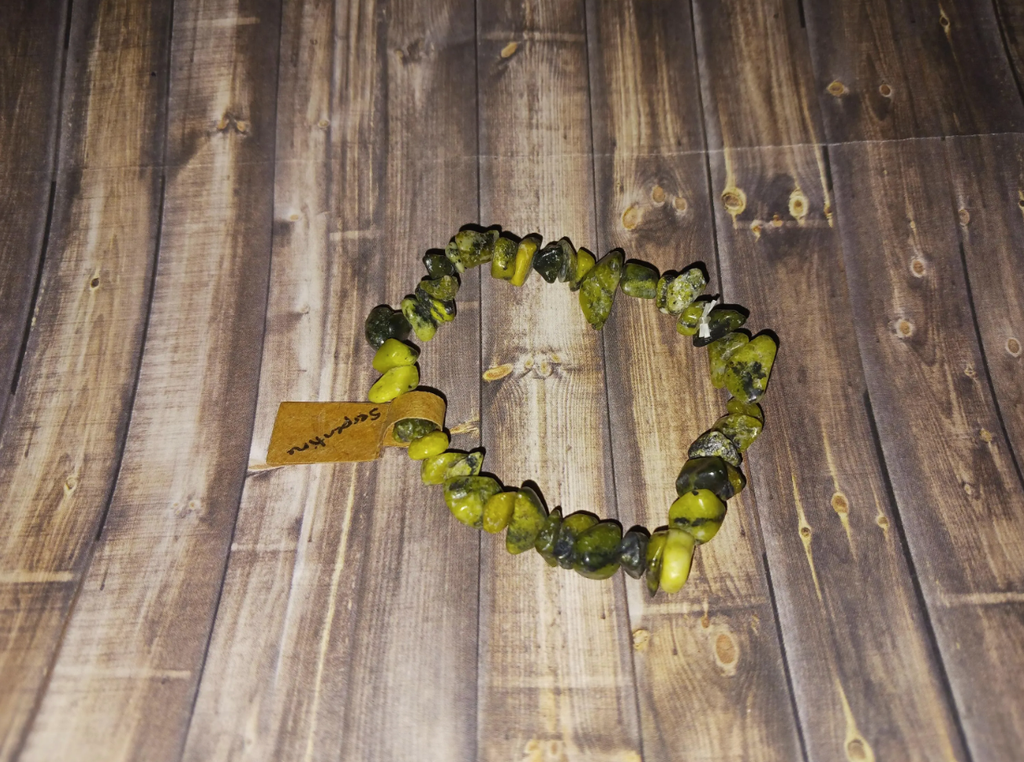 Beaded Serpentine Crystal Bracelet