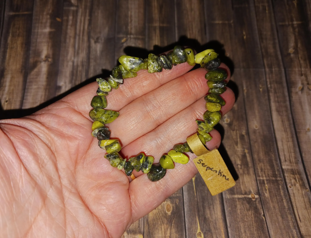 Beaded Serpentine Crystal Bracelet