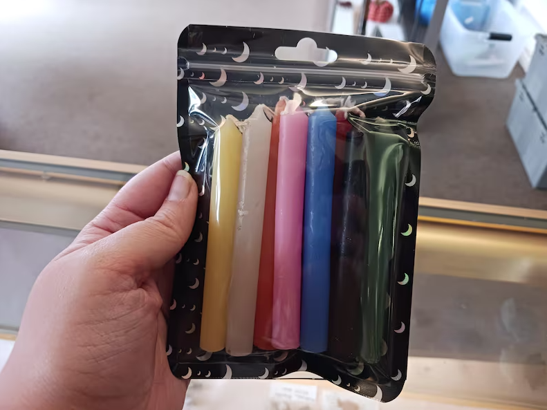 9pc Set of 4 Inch Chime Candles for Spellwork or Rituals