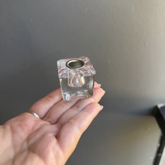 Glass Candle Holder