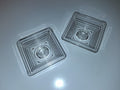Square Shaped Glass Candle Holders