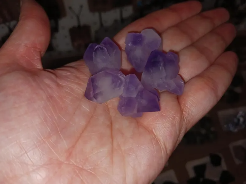 Raw Amethyst Cluster Crystal - Small