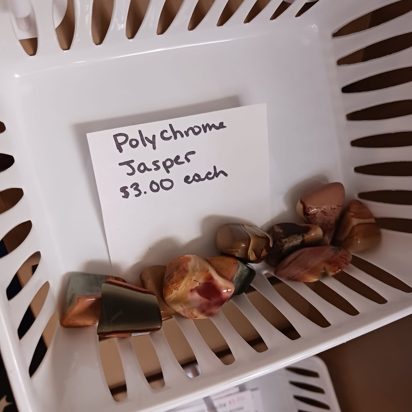 Tumbled Polychrome Jasper Crystals - Small