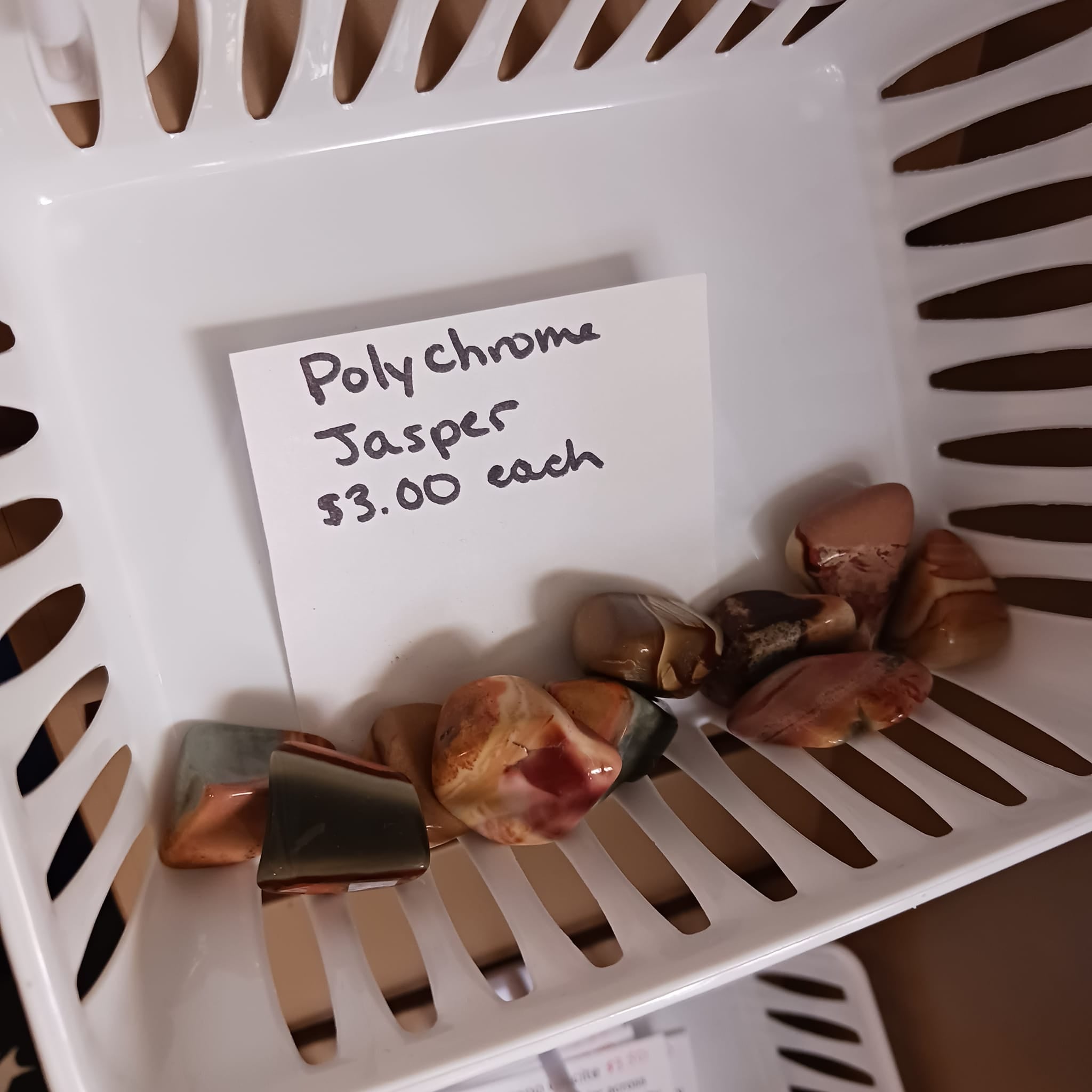 Tumbled Polychrome Jasper Crystals - Small