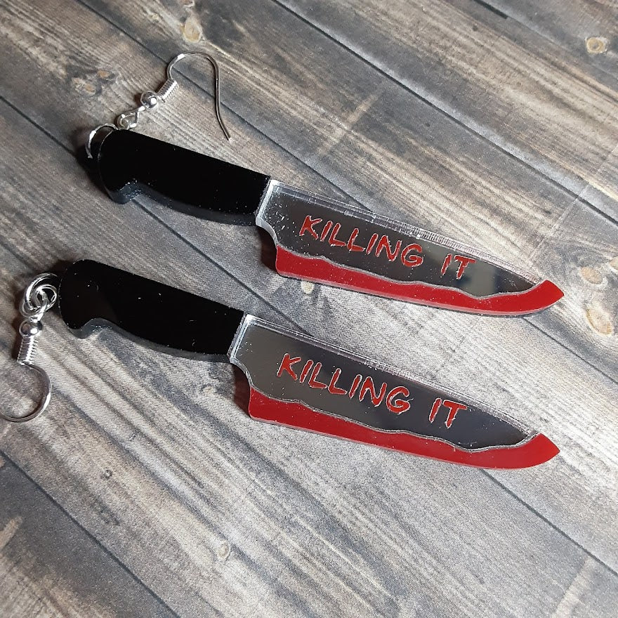 Killing It Knife Earrings
