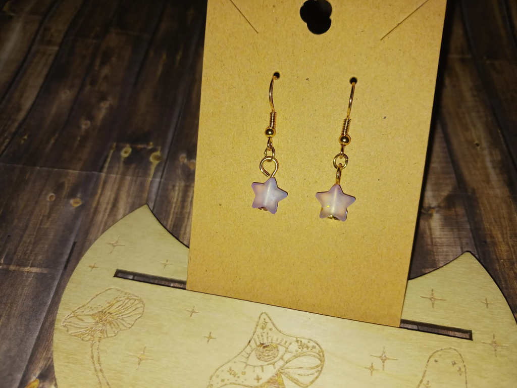 Acrylic Celestial Star Earrings