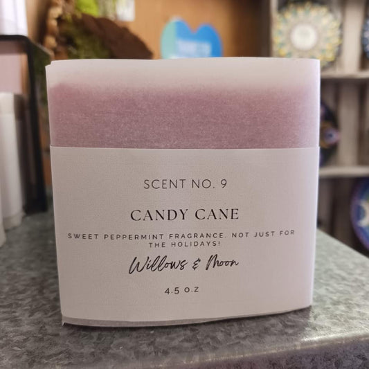 4.5oz Candy Cane Bar Soap