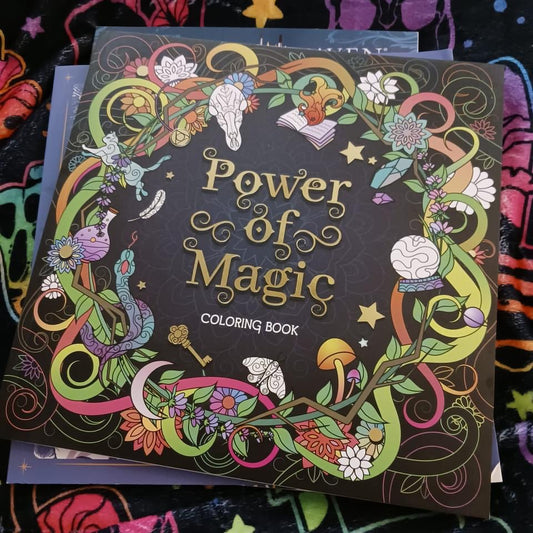 Power of Magic Coloring Book