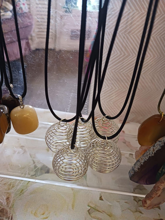 Metal Cage Necklace