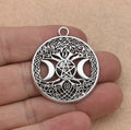 Triple Moon Goddess Charm