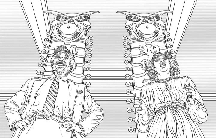 Official Beetlejuice Coloring Book