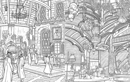 Official Hogwarts Legacy Coloring Book