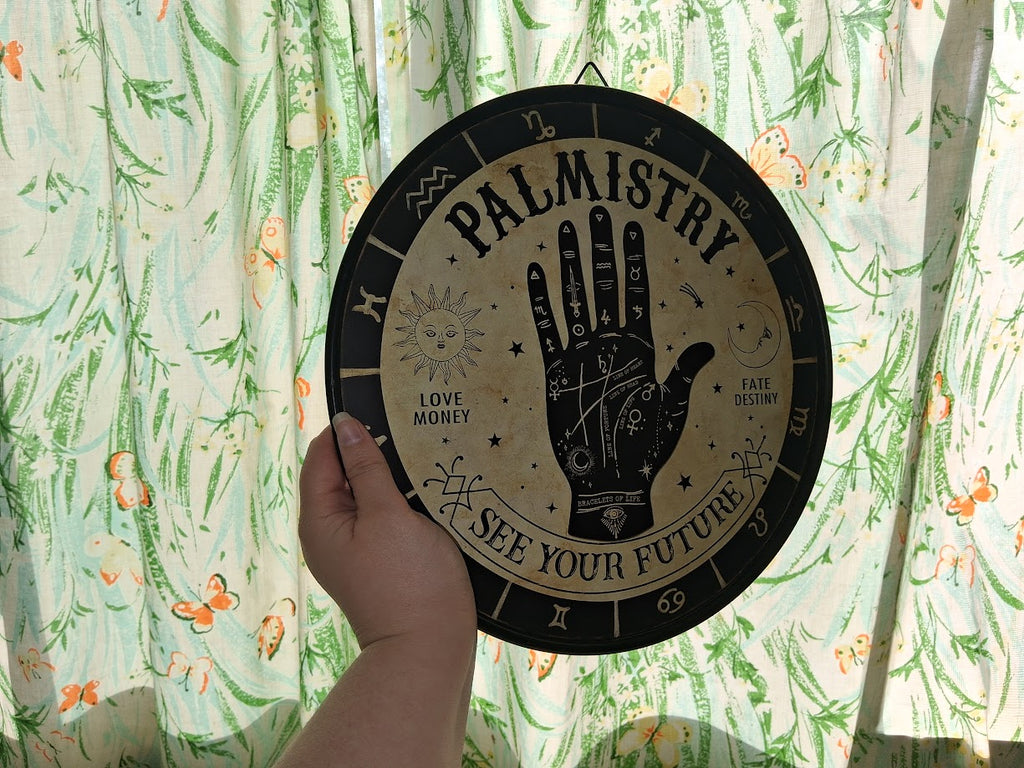Metal Witchy Palmistry Sign