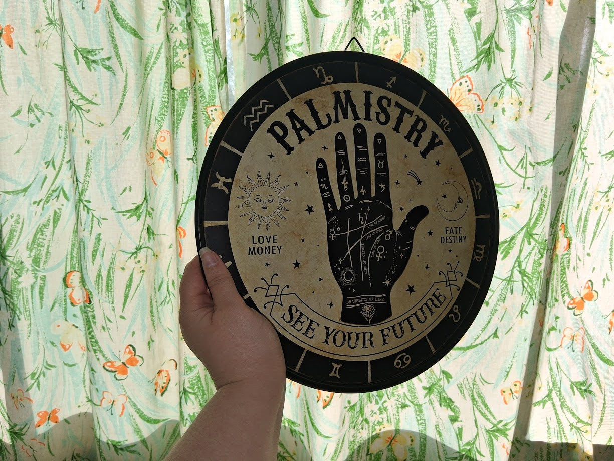 Metal Witchy Palmistry Sign