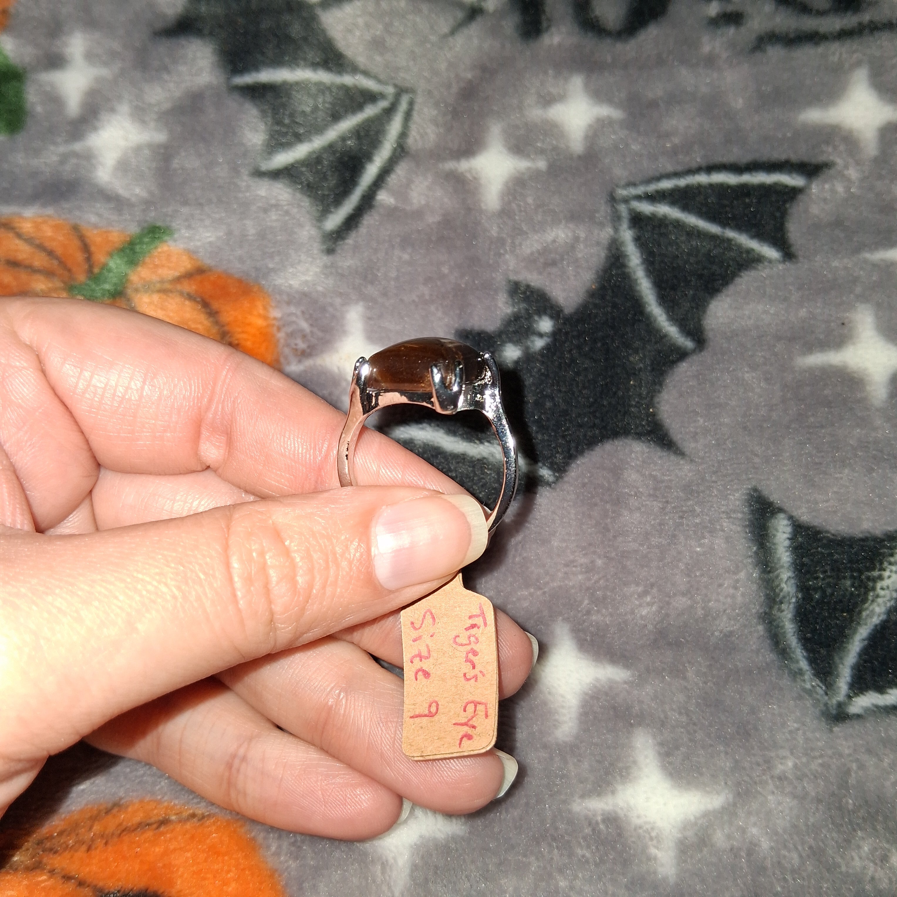 Tiger's Eye Ring Size 9