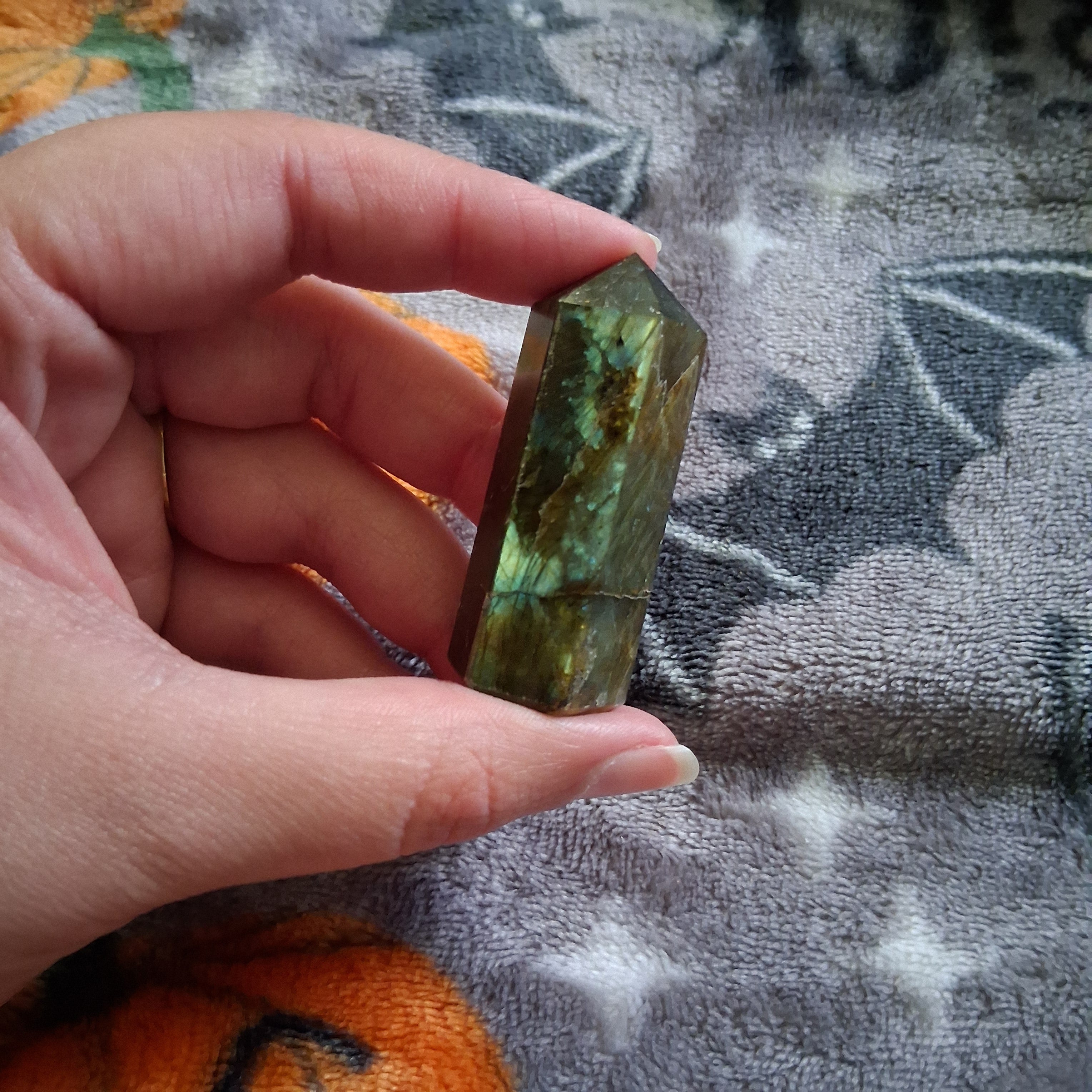 Mini Flashy Labradorite Tower