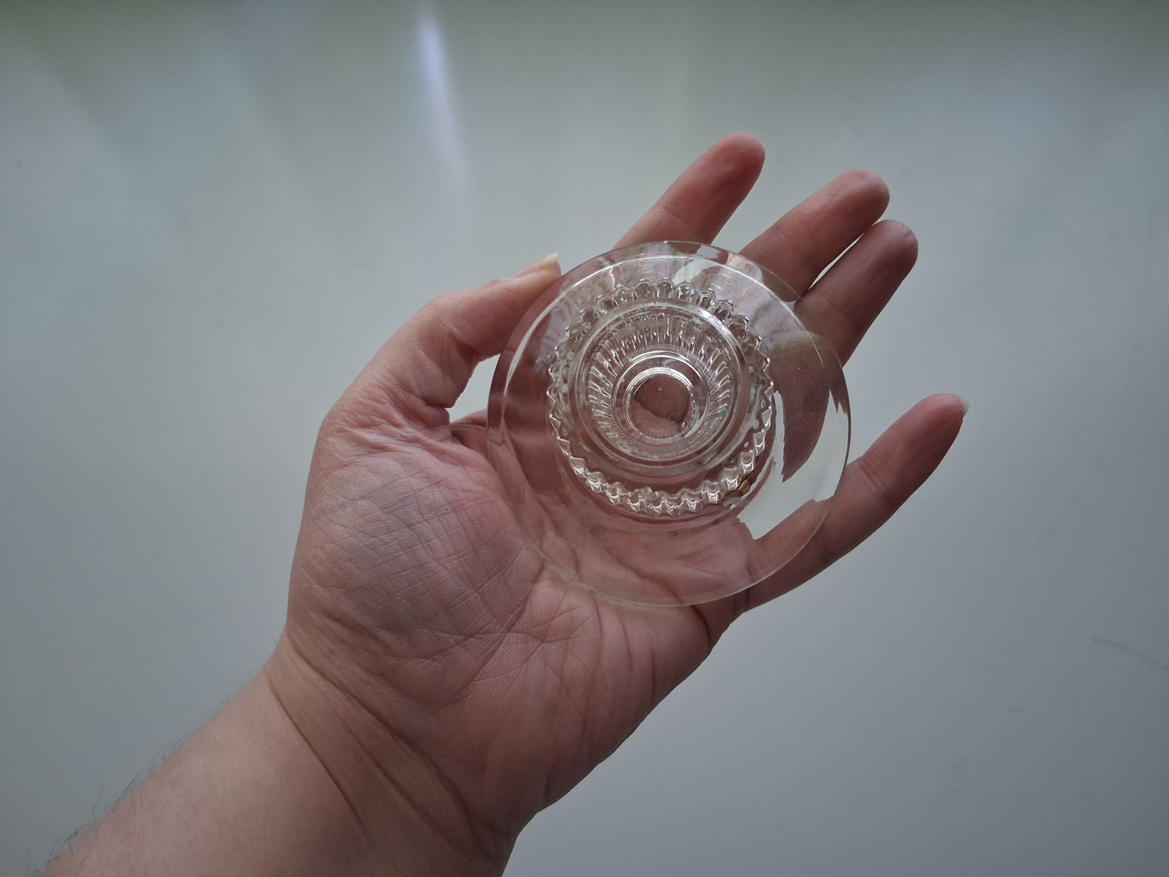 Clear Glass Candle Holder for Tapered Candles