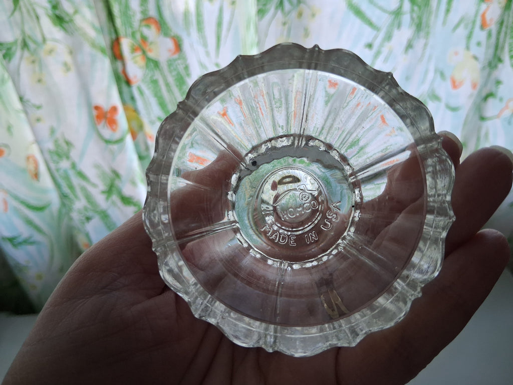 Clear Glass Candle Holder for Tapered Candles