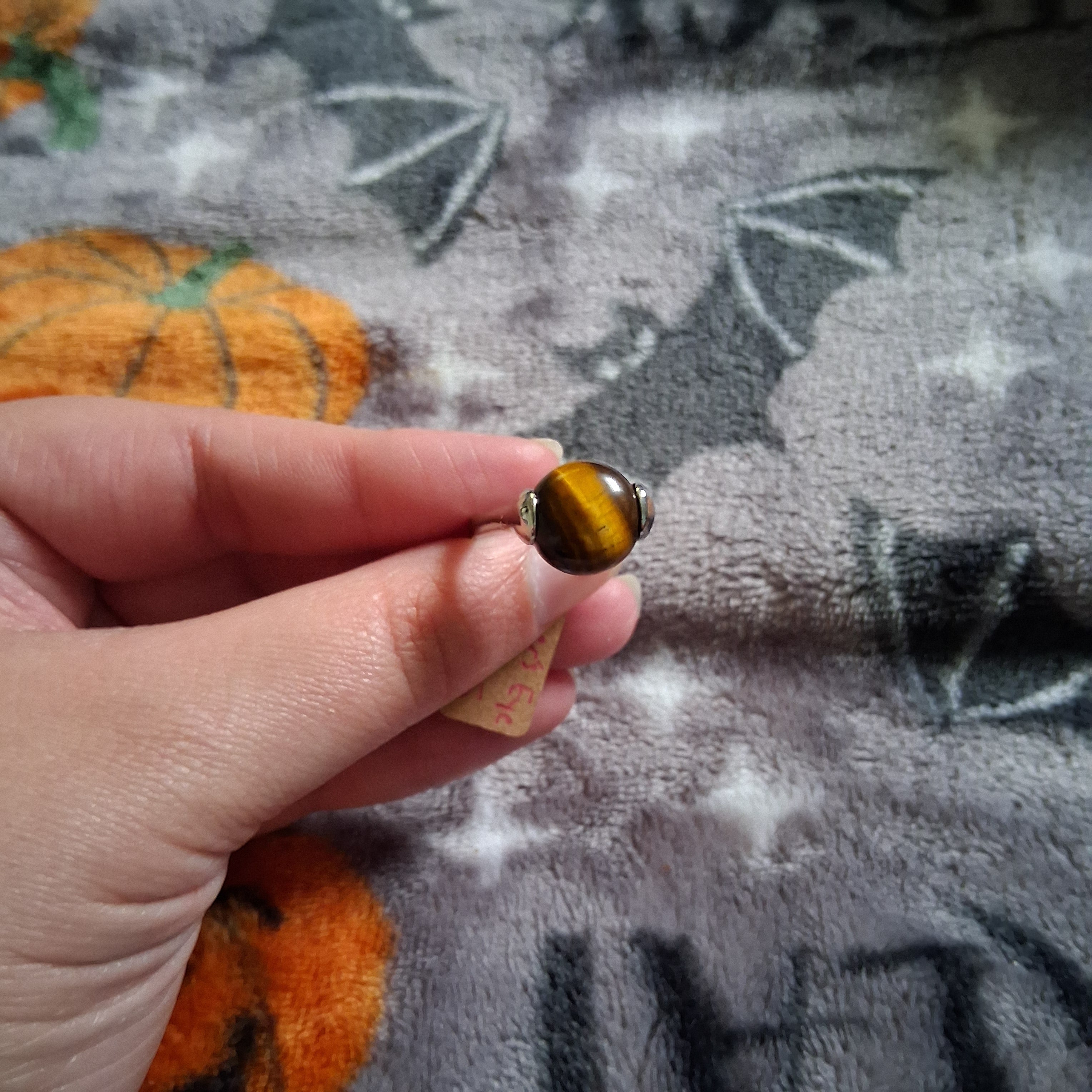 Tiger's Eye Ring Size 8.5
