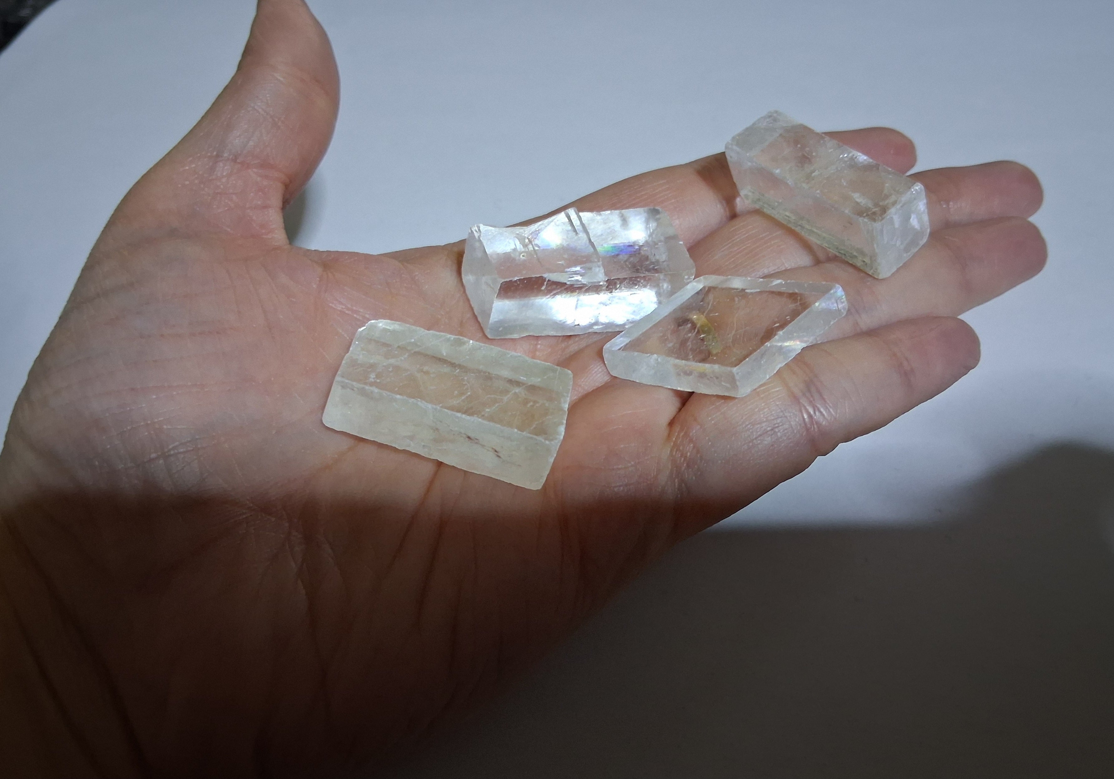 Raw Optical Calcite Crystal, Viking Sunstone, A Grade