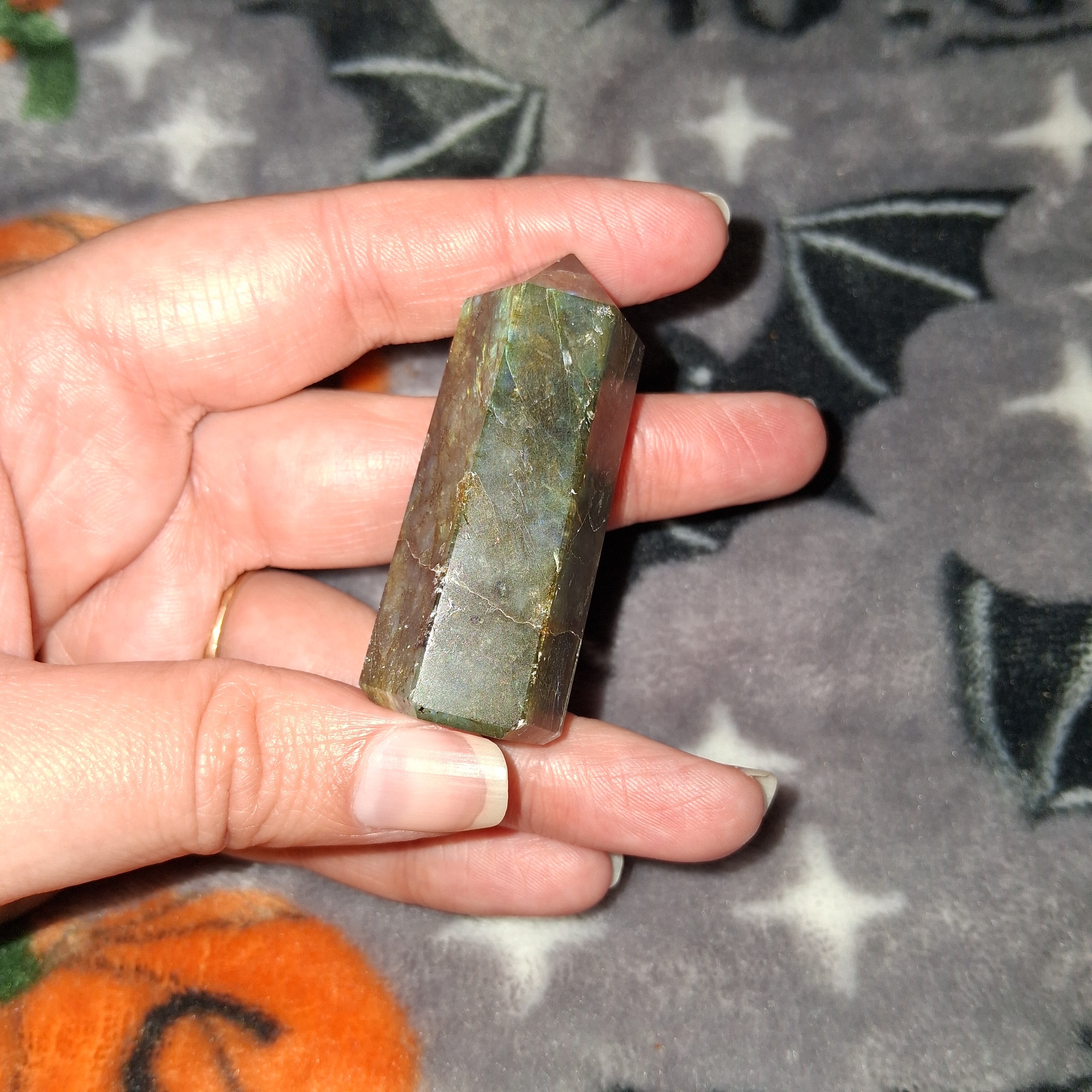Mini Flashy Labradorite Tower